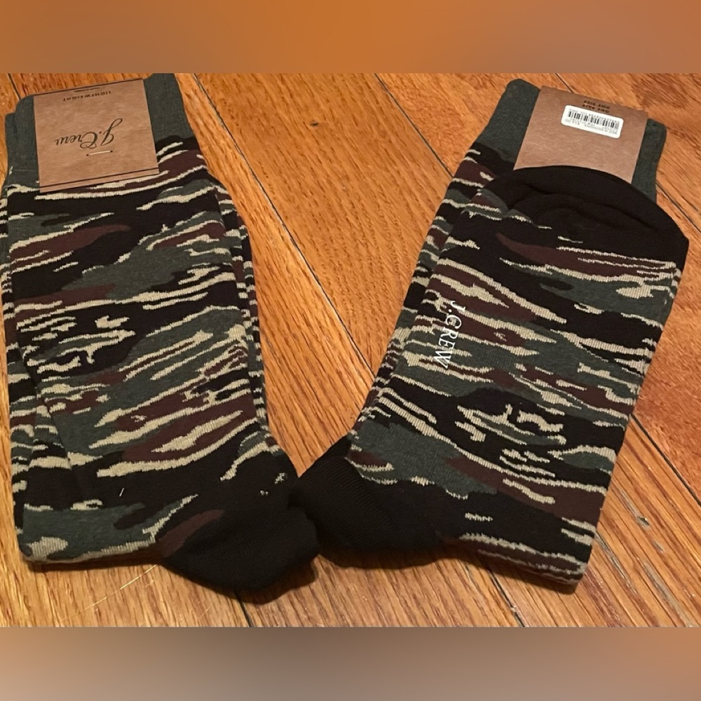 NWT Jcrew camouflage socks